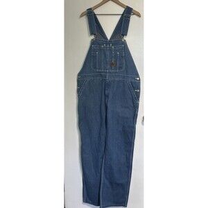 Vintage Big Smith Carpenter Bib Overalls 40/32 Farmer 90s Y2K Denim Country